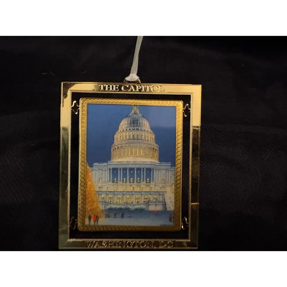 Official 2008 Holiday Ornament Congressional Washington DC Christmas Collectible